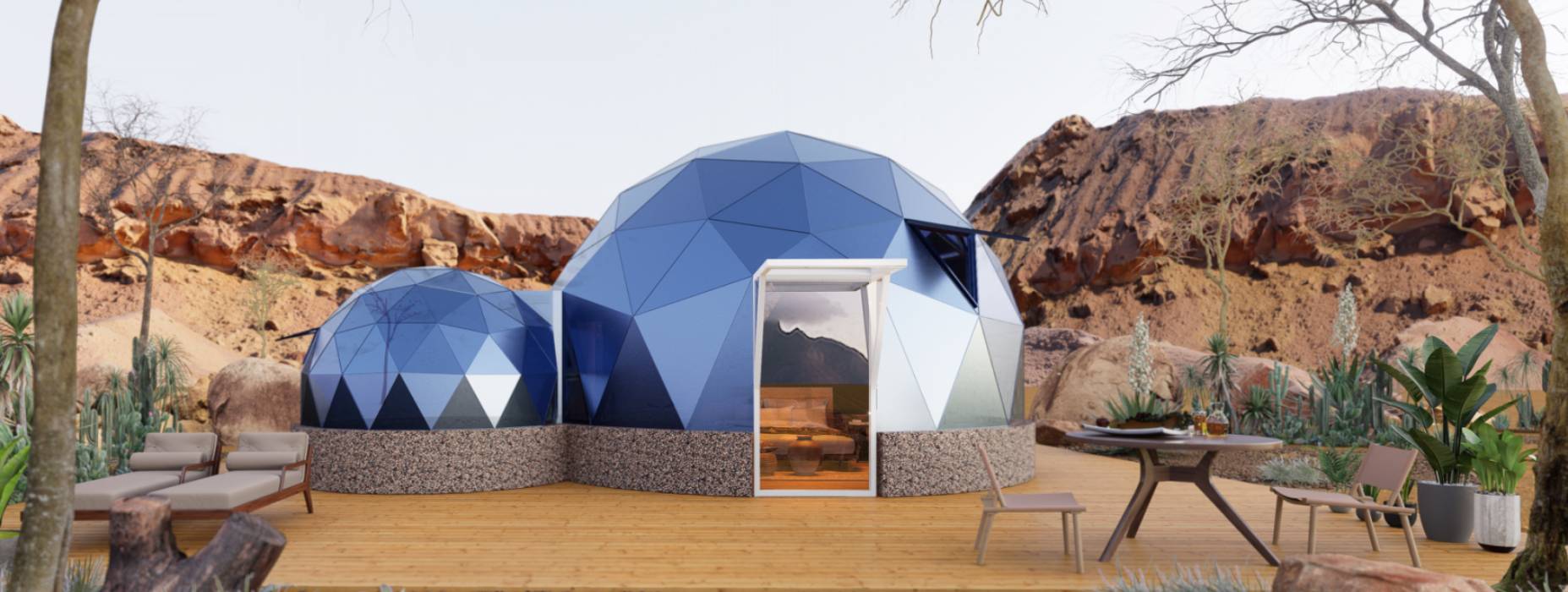 喀喇沁旗球形智能光伏玻璃星空房